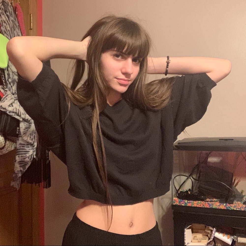 Black Crop Top